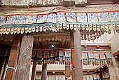 Ladakh - Alchi monastery, courtyard of the main temple entrance